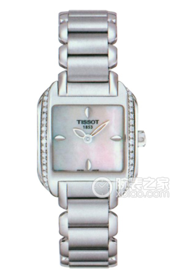 Tissot T02.1.385.71 Quartz, stainless steel with diamonds
