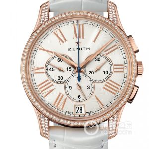 Zenith Elite 22.2114.400/34.C510 Automatic mechanical, rose gold with diamonds, 42mm - Image 1