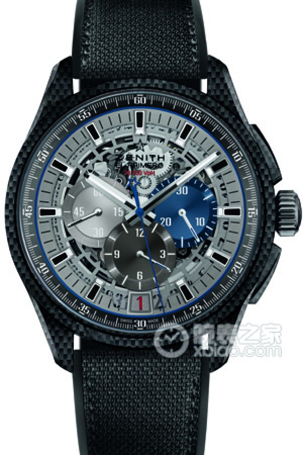Zenith EL PRIMERO 10.2260.400/69.R573 Automated machinery, aluminum alloy and carbon fiber, 45mm (discontinued)