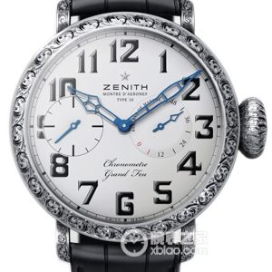 Zenith Pilot 04.2420.5011/17.C714 Manual mechanical movement, sapphire crystal, with platinum accents, 60mm (discontinued) - Image 1