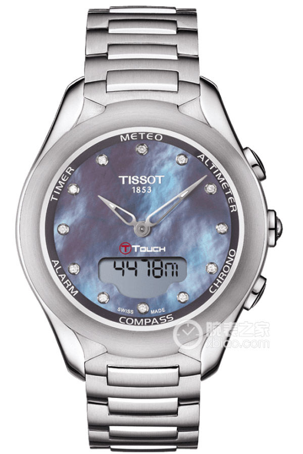 Tissot Touchscreen T075.220.11.106.01 Quartz, stainless steel, 38mm