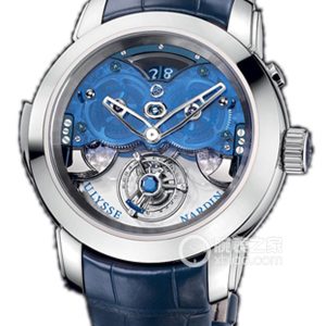 Ulysse Nardin 9700-125 Manual mechanical, 18k white gold, 46mm