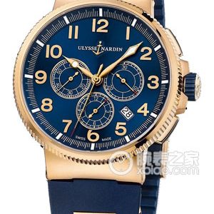 Ulysse Nardin Marine 1506-150LE-3/63-VB Automatic machinery, 18k rose gold, 43mm (discontinued) - Image 1