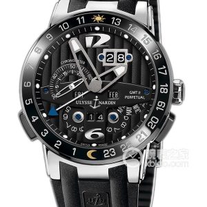 Ulysse Nardin watch complication 320-00-3 Automatic machinery, 18K white gold, 43mm (discontinued) - Image 1