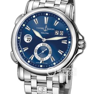 Ulysse Nardin Dual Time Zone 243-55-7/93 Automatic machinery, stainless steel, 42mm (discontinued) - Image 1