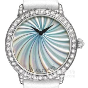Blancpain Women's Wear 3650-1944L-58B Automatic mechanical design, 18k white gold set with diamonds, 36.8mm - Image 1