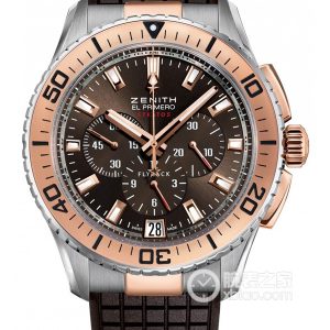 Zenith EL PRIMERO51.2061.405/75.R516 Stainless steel, 45.5mm (Discontinued) - Image 1