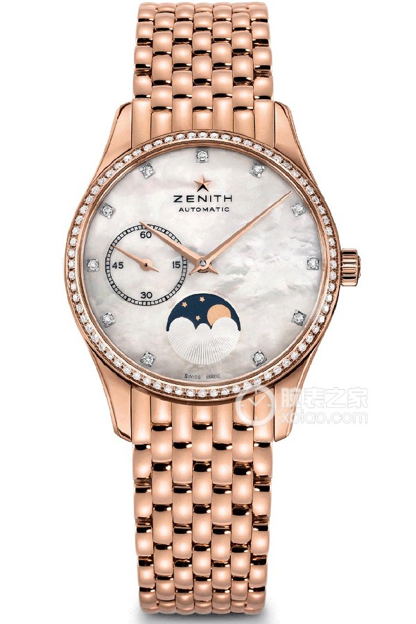 Zenith Elite 22.2310.692/81.M2310 Automatic mechanical, 18k rose gold, 33mm