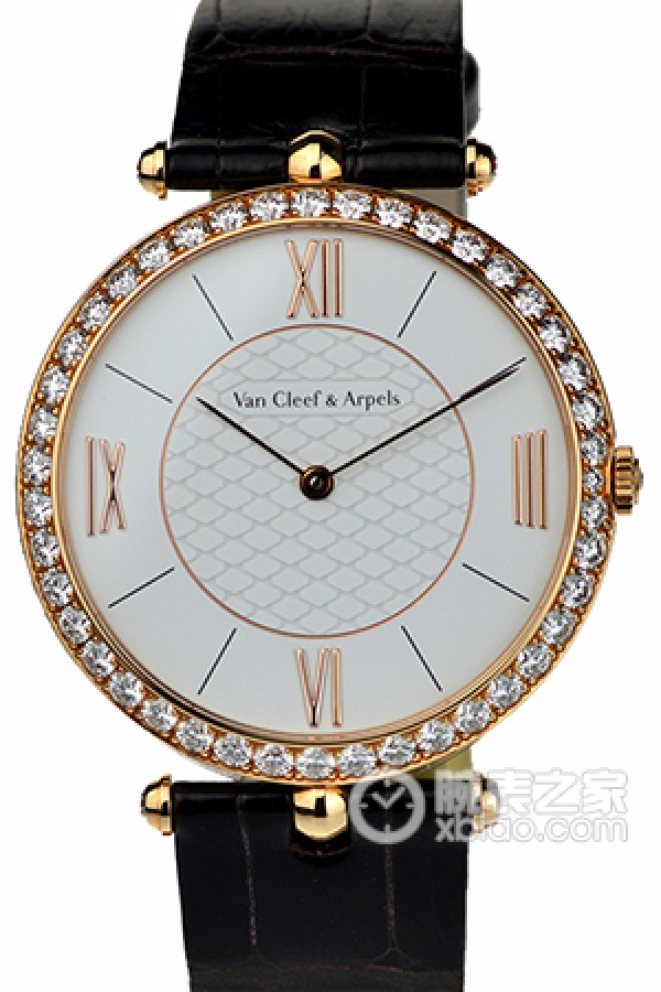 Van Cleef & Arpels ladies' watch ARO3GL00 Manual mechanical, 18k rose gold, 38mm