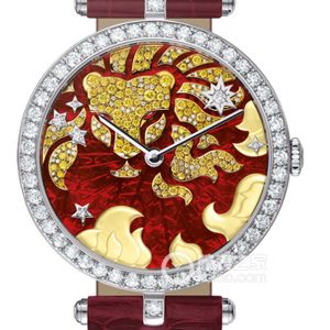 Van Cleef & Arpels Extraordinary Dial VCARO4I500 Manual mechanical, 18k white gold with diamonds, 38mm - Image 1