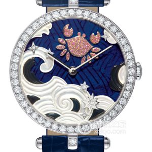 Van Cleef & Arpels Extraordinary Dial VCARO4I400 Manual mechanical, 18k white gold with diamonds, 38mm - Image 1