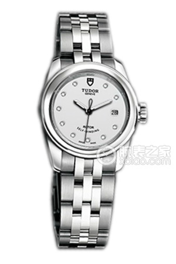 Tudor Jaguar 51000-68010 White Dial with Diamonds Automatic machinery, stainless steel, double outer ring, 26mm