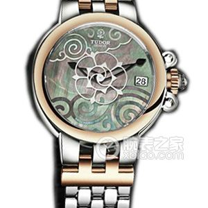 Tudor Rosewood 35701-65770 Black Mother-of-Pearl Dial Stainless Steel Bracelet Automatic machinery, stainless steel, 34mm - Image 1