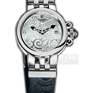Tudor Rosewood 35100-FS White Mother-of-Pearl Dial with Diamond-set Textured Strap Automatic machinery, stainless steel, 26mm - Image 1