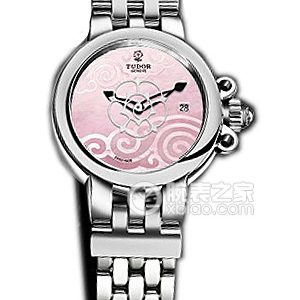 Tudor Rose 35100-65710 Pink Mother-of-Pearl Dial Stainless Steel Bracelet Automatic machinery, stainless steel, 26mm - Image 1
