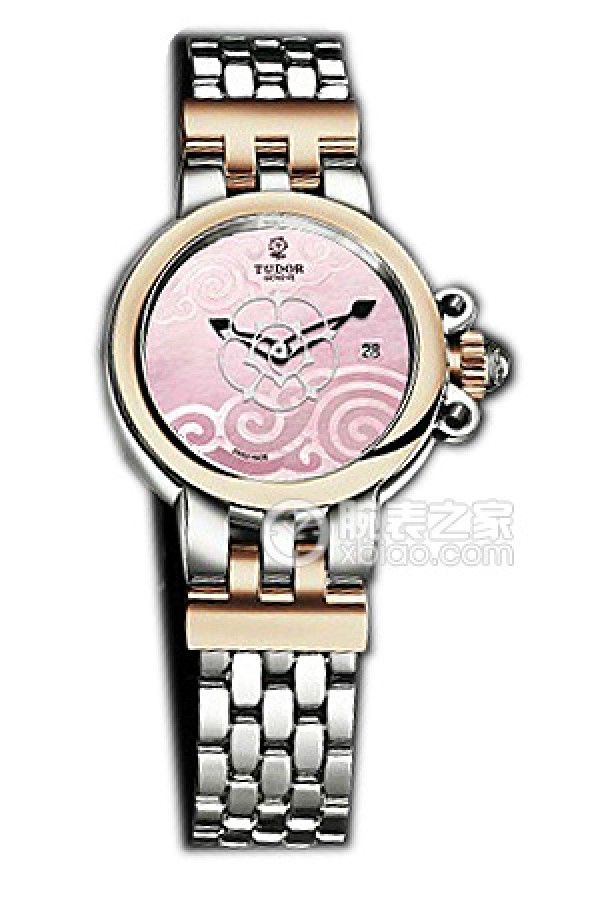 Tudor Rose 35101-65710 Pink Mother-of-Pearl Dial Stainless Steel Bracelet Automatic machinery, stainless steel, 26mm