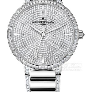 Vacheron Constantin Heritage 86615/CA2G-9838 Automatic mechanism, 18k white gold set with diamonds, 874 diamonds, weighing approximately 3.36.5mm. - Image 1