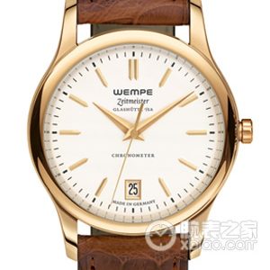 WEMPE WEMPE ZEITMEISTERWM050003 Quartz, gold-plated stainless steel, 38mm - Image 1