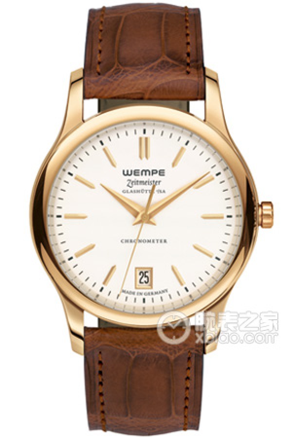 WEMPE WEMPE ZEITMEISTERWM050003 Quartz, gold-plated stainless steel, 38mm