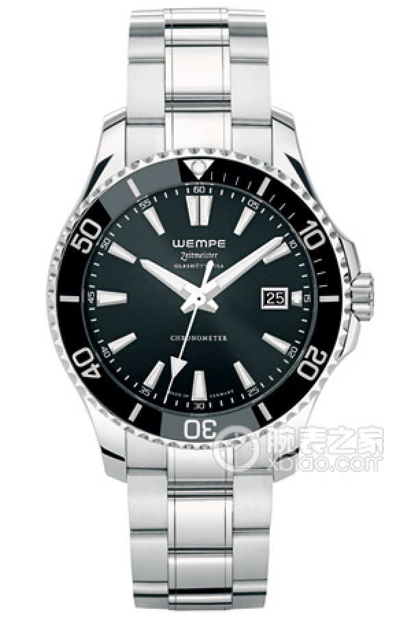 WEMPE WEMPE ZEITMEISTERWM650005 Automatic mechanical movement, stainless steel, unidirectional rotating ceramic diving bezel, 42mm