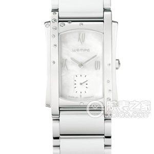 WEMPE WEMPE ZEITMEISTERWM000008 Quartz, stainless steel, set with 20 G beads, 25*36mm - Image 1