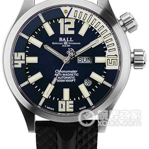 Bohr Engineer Chief IIDM1022A-P1CA-BKSL Blue Disc Rubber Belt Automatic machinery, titanium, 44mm - Image 1