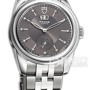 Tudor Junjue 57000-68070 Gray Disc with Diamond Automatic machinery, stainless steel, 42mm - Image 1