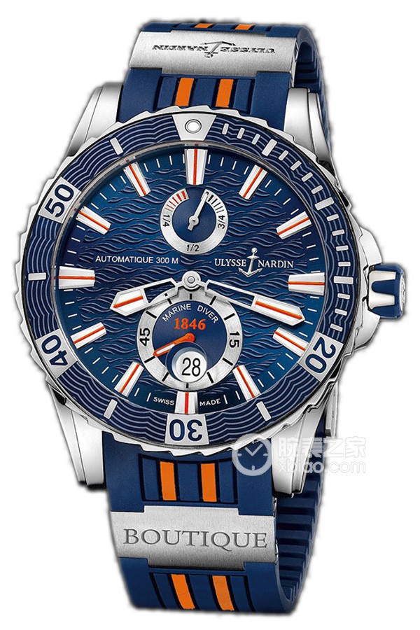Ulysse Nardin Marine 263-10LE-3/953-BQ Automatic machinery, stainless steel, 44mm