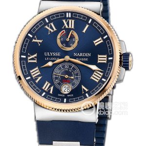 Ulysse Nardin Marine 1185-126-3T/43-BQ Automatic machinery, stainless steel, 43mm (discontinued) - Image 1