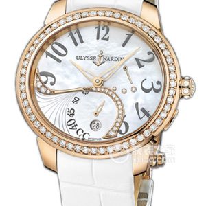 Ulysse Nardin 3106-125B/591 Automated machinery, 18k rose gold with diamonds, 36 x 39mm (discontinued) - Image 1