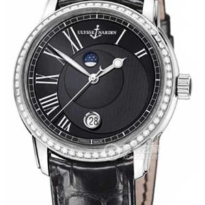 Ulysse Nardin 8293-122B-2/422 Automatic machinery, stainless steel with diamond setting, 60mm and 40mm settings - Image 1