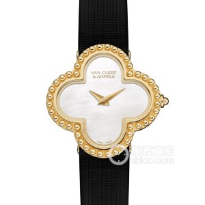 Van Cleef & Arpels ALHAMBRAVCARD 22000 Quartz, 18k gold, 26x26mm - Image 1