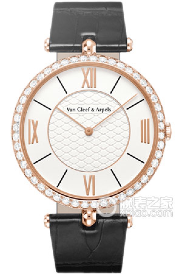 Van Cleef & Arpels Pierre Arpels VCARO3GH00 Manual mechanical, 18k rose gold with diamonds, 42mm