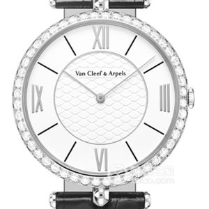 Van Cleef & Arpels Pierre Arpels VCARO3GJ00 Manual winding, 18k white gold with diamonds, bezel set with round diamonds, 38mm - Image 1