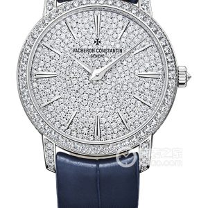 Vacheron Constantin Patrimony P81591/000G-9913 Manual mechanical movement, 18k white gold set with diamonds, 197.33mm in diameter. - Image 1