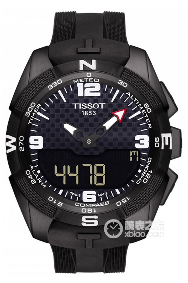 Tissot Touchscreen T091.420.47.057.01 Quartz, antimagnetic titanium case with black PVD coating, 45mm