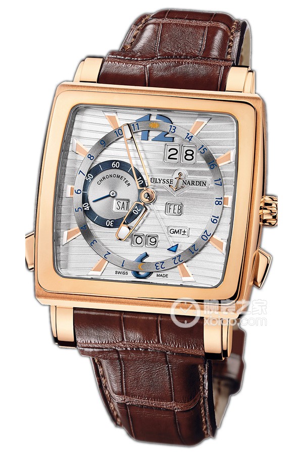 Ulysse Nardin Complications 326-90/91 Automatic machinery, 18k rose gold, 42mm (discontinued)