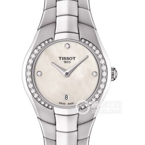 Tissot T-LADYT096.009.61.116.00 Quartz, stainless steel with diamond setting, 25.9mm - Image 1