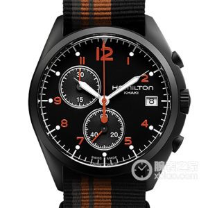 Hamilton Khaki Airlines H76582933 Quartz, stainless steel, black PVD, 41mm (Discontinued)