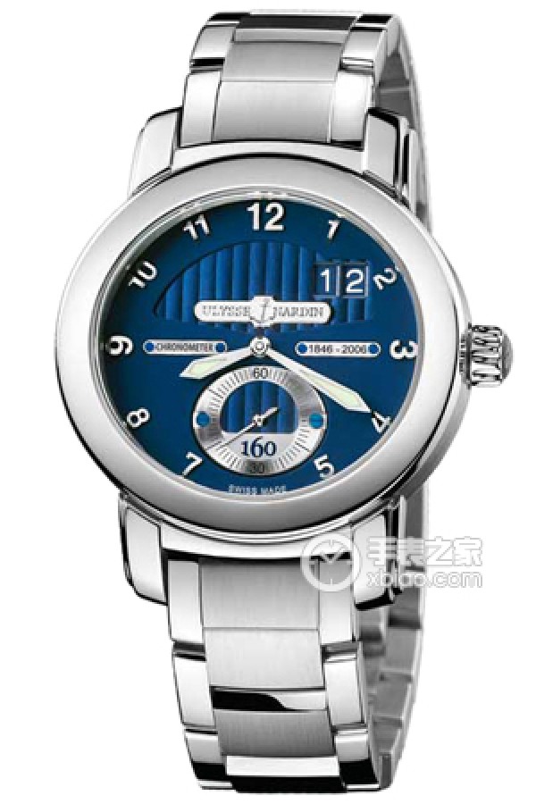 Ulysse Nardin Limited Edition Watch 1600-100-8M Automatic machinery, 18k white gold, 43mm (discontinued)