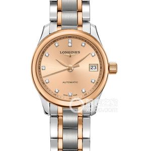 Longines watchmaking tradition L2.128.5.99.7 Automatic machinery, gold-plated stainless steel, 25.5mm thick.