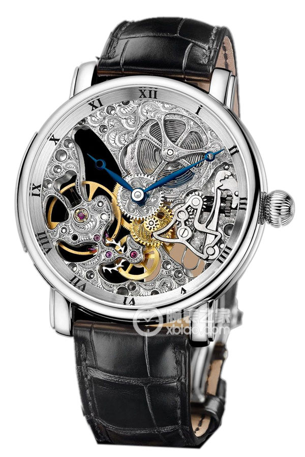Ulysse Nardin Limited Edition Watch 3010-200 Manual mechanical movement, 18k white gold, 45mm (discontinued)