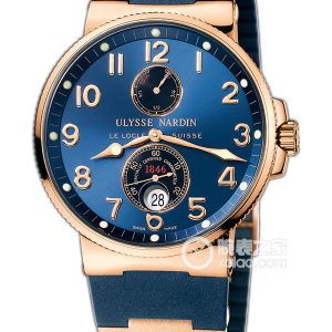 Ulysse Nardin Marine 266-66-3/623 Automatic machinery, 18k rose gold, 41mm (discontinued) - Image 1