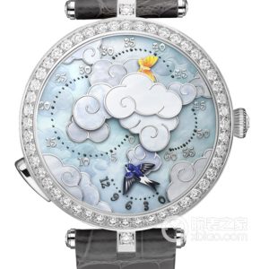 Van Cleef & Arpels Poetic Complications VCARO8OD00 Automatic mechanical, 18k white gold with diamonds, 38mm - Image 1