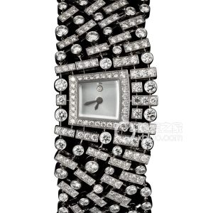 Cartier Creative Gemstone Watch HPI00674 Quartz, 18k white gold, set with 425 brilliant-cut round diamonds, total weight 9