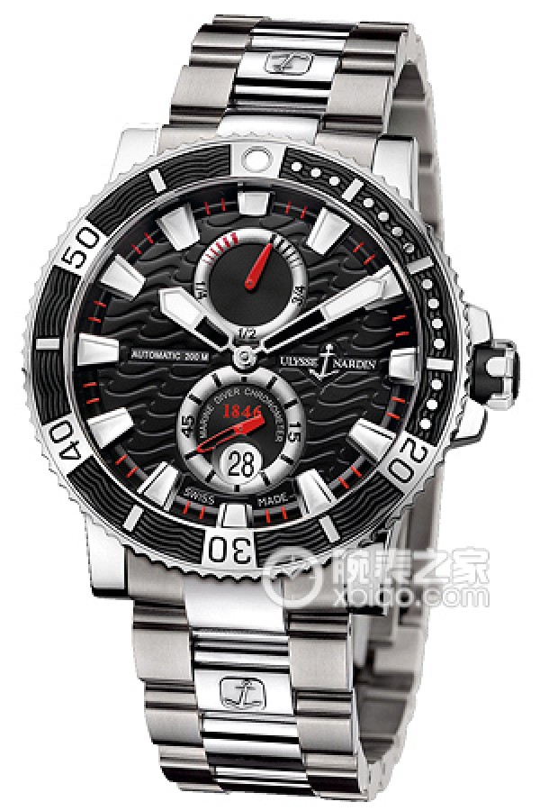Ulysse Nardin Diver 263-90-3/92 Stainless Steel Bracelet Automated machinery, titanium, 45mm (discontinued)