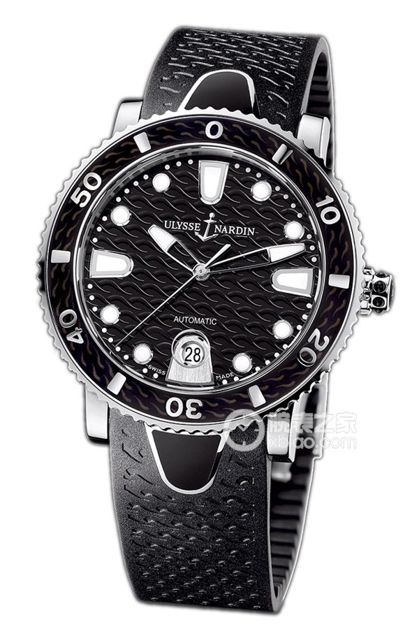 Ulysse Nardin Marine 8103-101-3/02 Automated machinery, stainless steel, 40mm (Discontinued)