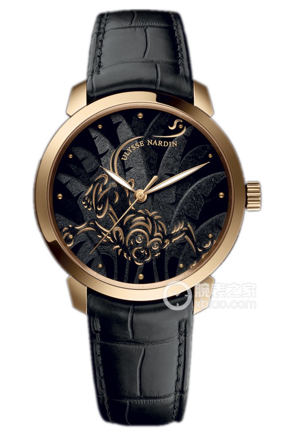 Ulysse Nardin 8152-111-2 Gold Automatic mechanical, 18k rose gold, 40mm