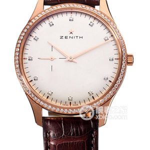 Zenith Elite 22.2010.681/02.C998 Automatic mechanical, 18k rose gold with diamonds, 40mm - Image 1