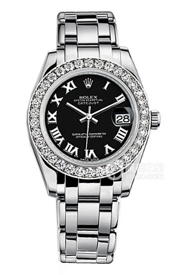 Rolex Pearlmaster 81299 - Black Dial Automatic mechanical, 18k white gold, 34mm